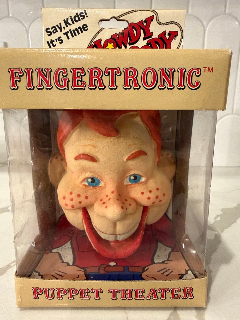 Vintage Howdy Doody Fingertronic Puppet Theater Finger Puppet